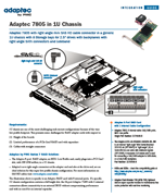 Adaptec 7805 in 1U Chassis