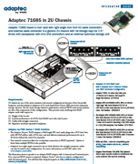 Adaptec 71685 in 2U Chassis